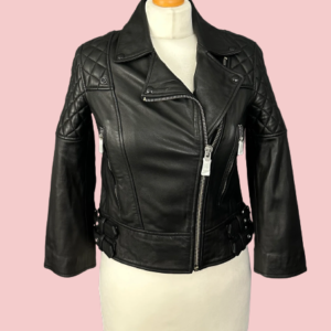 All Saints Leather Jacket Womens