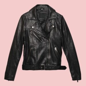 Embellisheds Leather Jacket