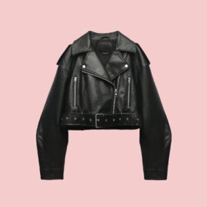 Faux Leather Jacket Zaras