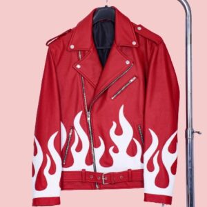 Flame Leather Jacket