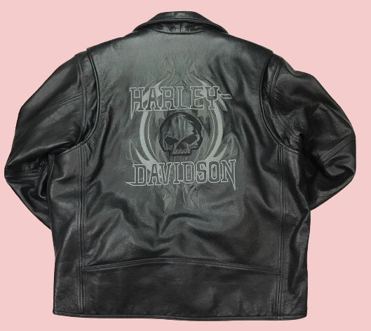 Harley Davidson Skull Leather Jacket - AirBorne Jacket