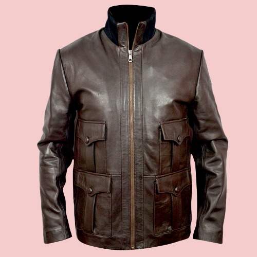 James Bond Leather Jacket - AirBorne Jacket