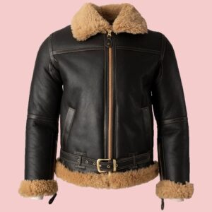 Leather Aviator Jacket Mens