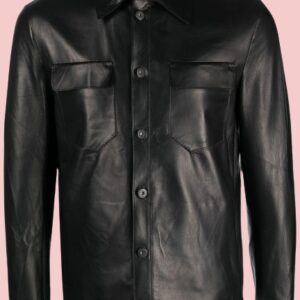 Leather Jacket With Buttons
