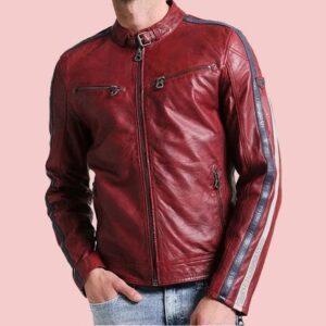 Mens Fitted Leather Jacket