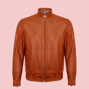 Ostrich Leather Jacket