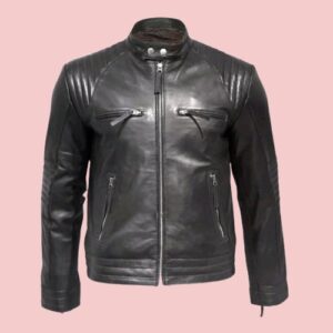 Padded Leather Jacket