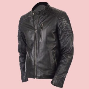 Ykk Leather Jacket