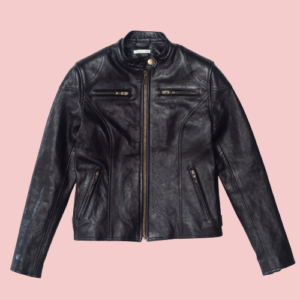 Cheap Black Leather Jacket For Women