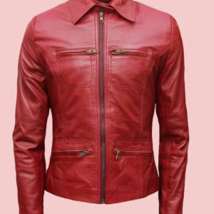 Emma Swan Red Leather Jacket