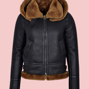 Shearling Lined Leather Jacket