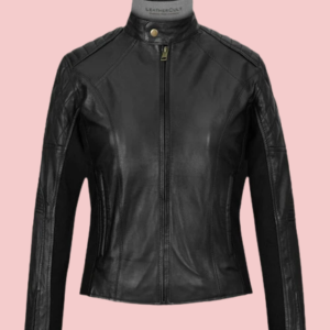 Stretch Leather Jacket