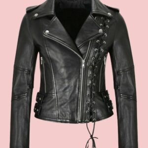 Women's Fitted Leather Jacket