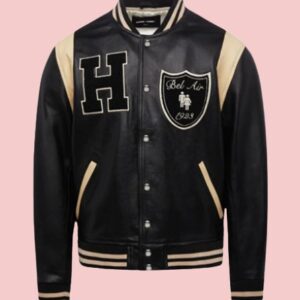 Bel Air Will Smith Varsity Leather Jacket