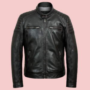 Black Leather Mens Jacket