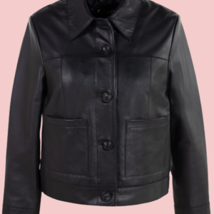 Boxy Leather Jacket