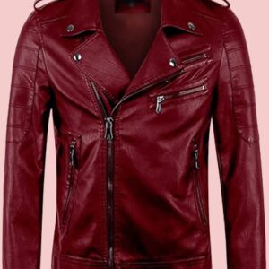 Fake Leather Jacket Mens