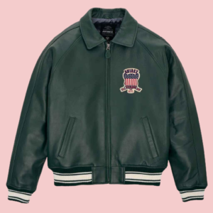 Hunter Green Leather Jacket