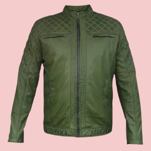 Lightweight Mens Leather Jacket AirBorne Jacket