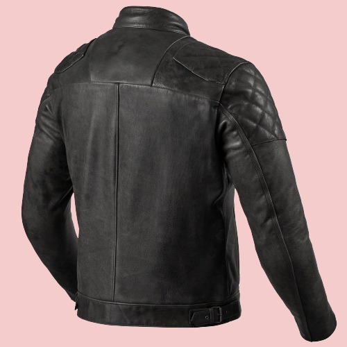 Revit Cordite Black Leather Jacket - Image 2