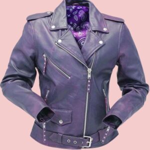 Women's Moto Leather Jacket