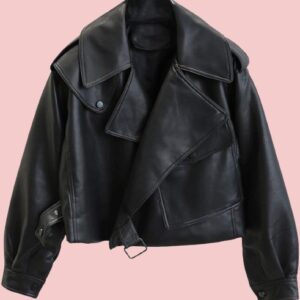 Womens Oversized Leather Jacket