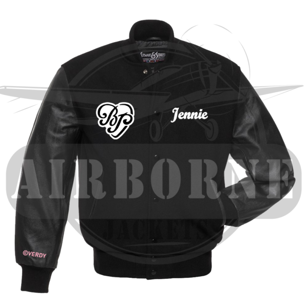 BLACKPINK Born Pink World Tour Black Varsity Jacket Designed by Verdy