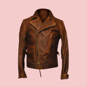 Captain America Brown Leather Jacket