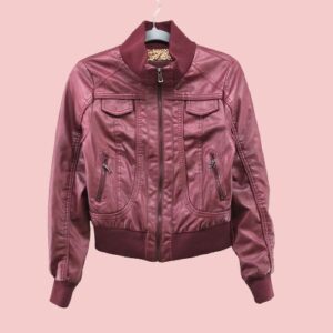 Ci Sono Leather Jacket By Cavalini