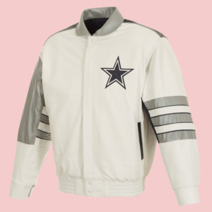 Dallas Cowboys Leather Bomber Jacket