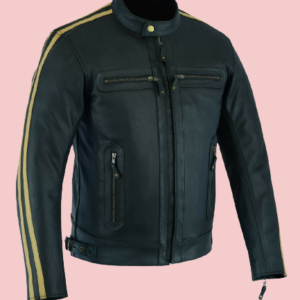 Full Grain Leather Motorcycle Jacket