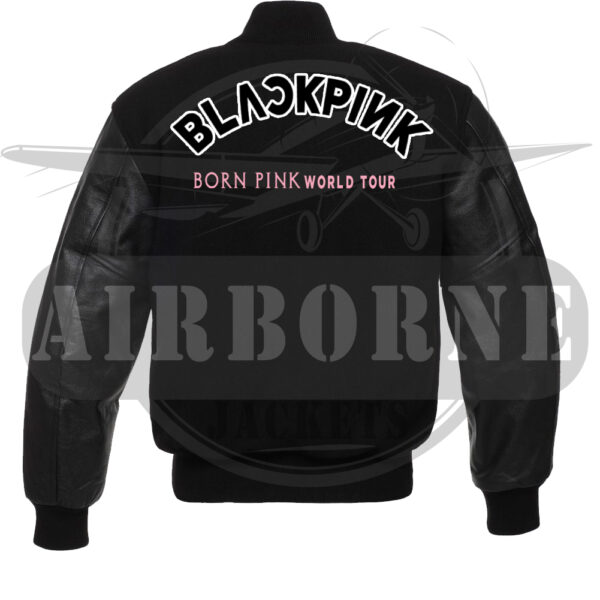 BLACKPINK Born Pink World Tour Black Varsity Jacket Designed by Verdy