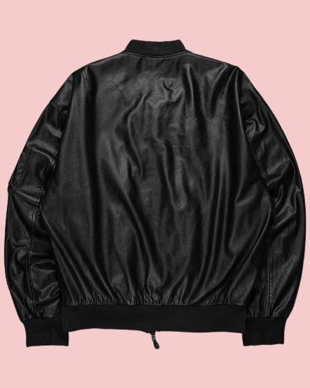 Leather Ma 1 Jacket - AirBorne Jacket