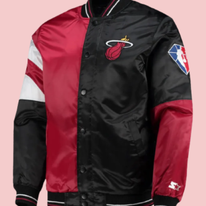 Miami Heat Leader Satin Jacket