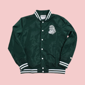 Michigan State Script Varsity Satin Jacket