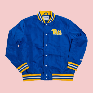 Pitt Is It 1970's Bomber Satin Jacket