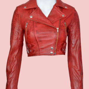 Short Leather Jacket Women