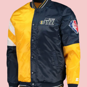 Utah Jazz Color Block Leader Jacket