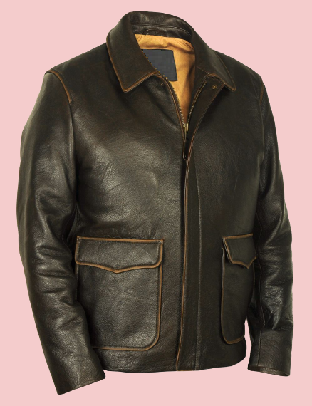 Vintage Indian Motorcycle Leather Jacket - AirBorne Jacket