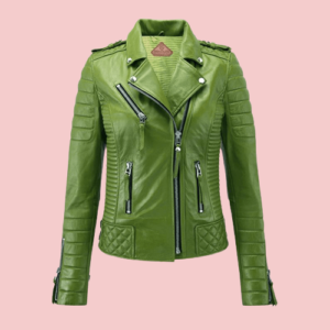 Women's Genuine Leather Moto Jacket