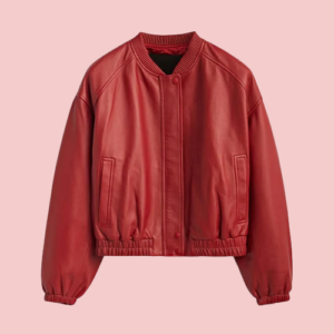 Womens Leather Flight Jacket