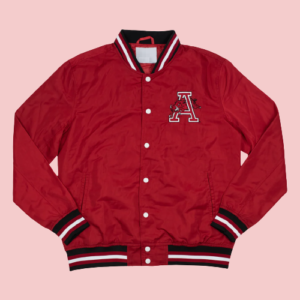 Arkansas Retro Varsity Bomber Jacket