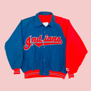 Cleveland Indians Diamond Collection Dugout Bomber Jacket