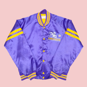 Minnesota Vikings Bomber Varsity Satin Jacket