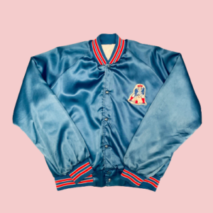 New England Patriots Bomber Satin Jacket