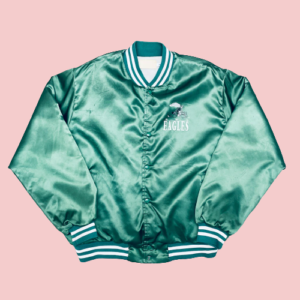 Philadelphia Eagles Football Bomber Satin Jacket