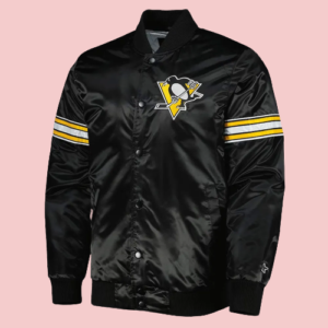 Pittsburgh Penguins Pick & Roll Satin Jacket
