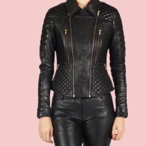 Real Leather Moto Jacket