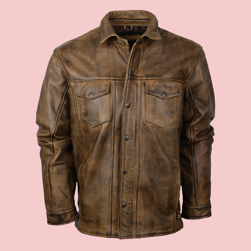 Sts Leather Jacket - AirBorne Jacket