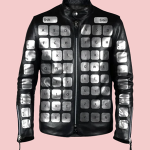 The Keyboard Leather Black Jacket